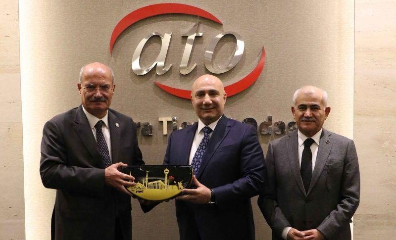 Halkbank Genel Müdürü Osman Arslan ATO'da